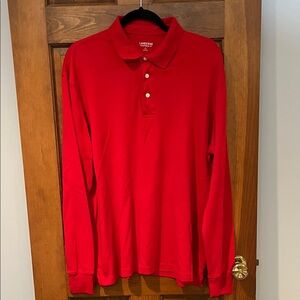 Lands’ End Men's Long Sleeve Cotton Supima Polo Shirt
